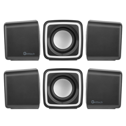 Miniatura 2 de Bocina Getttech GUS-ESRWR-01 USB, 3.5 mm, Alámbrico, Universal, Negro