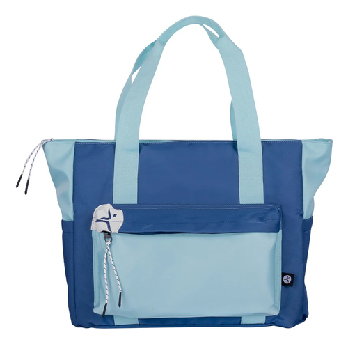 Miniatura 3 de Maletin TechZone Ocean Tote Hasta 16", Poliéster, Azul