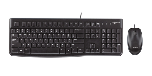 Miniatura 3 de Kit Teclado y Mouse Logitech MK120 USB, Alámbrico, 1000 DPI, Negro