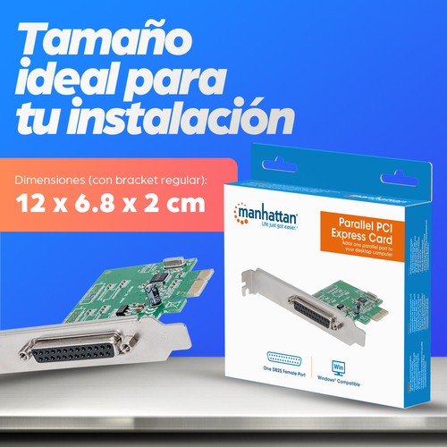 Miniatura 3 de Tarjeta Manhattan Tarjeta Paralela PCI Express PCIe, Paralelo