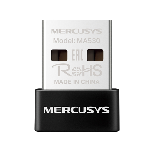Tarjeta de red inalambrica Mercusys MA530 USB tipo A, Negro, Metálico