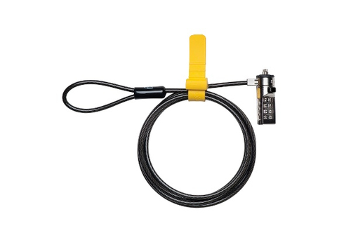 Miniatura 3 de Cable antirrobo Kensington Candado de combinación seriado para portátil: plateado , Cerradura con combinación, Negro, Amarillo