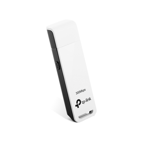 Tarjeta de red inalambrica TP-Link TL-WN821N USB, Wi-Fi 4 (802.11n), Negro, Blanco