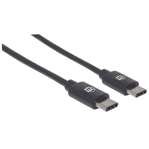 Miniatura 4 de Cable USB Manhattan USB C a USB C, 480 Mbit/s, Negro