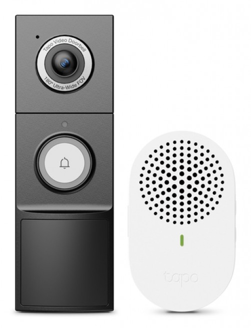 Timbre TP-Link Tapo Tapo D235 5 MP, Wifi, Negro, Blanco