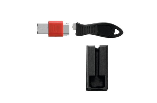 Cable antirrobo Kensington Llave plana, Negro