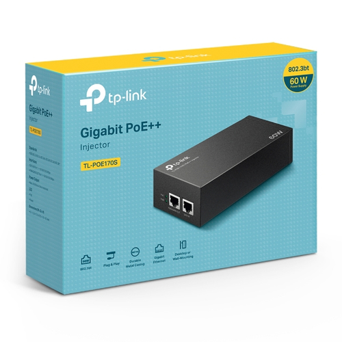 Miniatura 2 de Adaptador PoE TP-Link Omada TL-POE170S 10,100,1000 Mbit/s, IEEE 802.3ab, IEEE 802.3af, IEEE 802.3at, IEEE 802.3bt, IEEE 802.3i, IEEE 802.3u