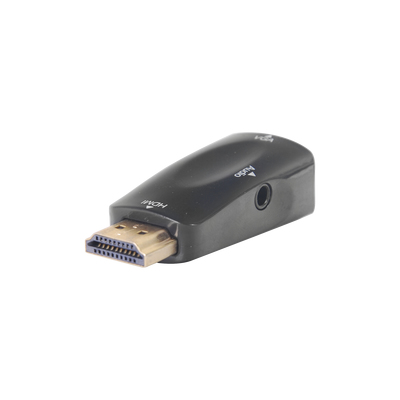 Adaptador Epcom HDMI-VGA HDMI Type A (Standard) a VGA (D-Sub), Negro