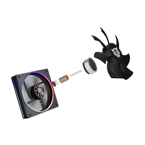 Miniatura 3 de Disipador De Calor Balam Rush HELIUX PRO HEX65 12 cm, 2200 RPM, Blanco