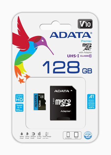 Miniatura 3 de Memoria ADATA Premier 128 GB, Velocidad 85 MB/s, Clase 10