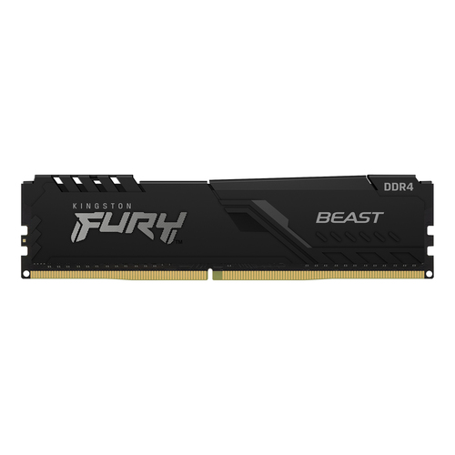 Memoria RAM DIMM Kingston FURY Beast 8GB DDR4, 3600MHz, Color Negro