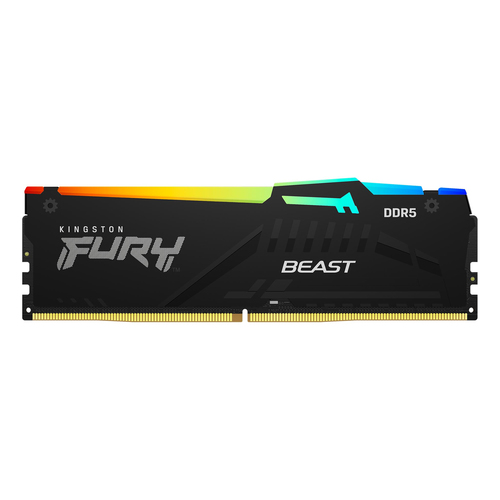 Memoria Ram Kingston FURY Beast Disipador RGB, 16GB DDR5, 5600MHz, XMP+EXPO