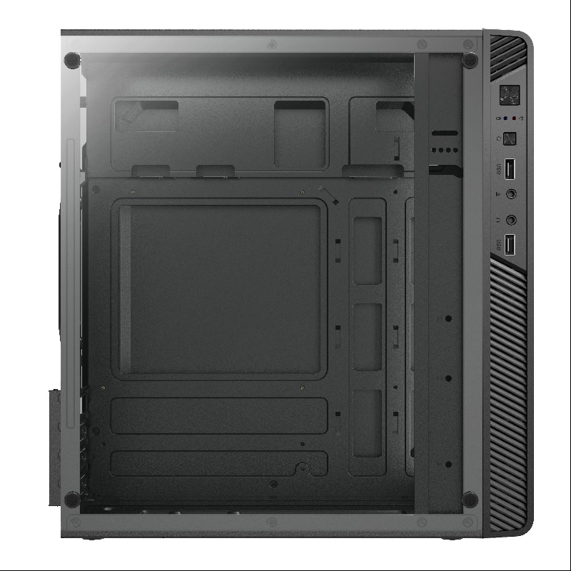 Miniatura 4 de Gabinete Acteck Performance II, Micro Torre, fuente 500w, Micro ATX, ITX, Ventana de acrilico, 1 bahia 2.5, 1 bahia 3.5, Negro, AC-935784