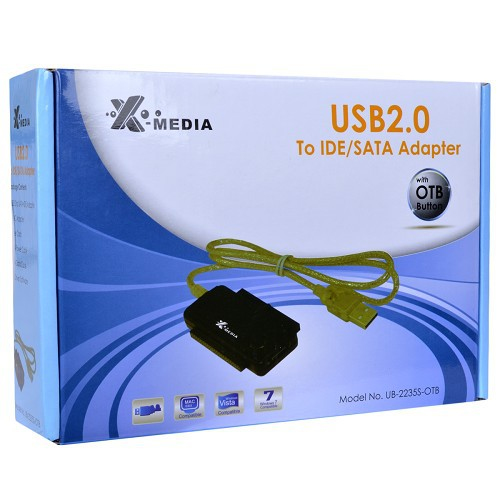 Miniatura 2 de Cable Adaptador USB2.0 A IDE 2.5 & 3.5 pulgadas y SATA XMEDIA XM-UB2235s Plug and Play